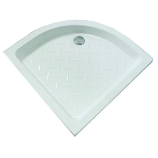 Receveur de douche céramique 1/4 de Rond 80x80x9cm