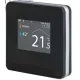 Thermostat ambiance connecté Therma Home Noir Filaire